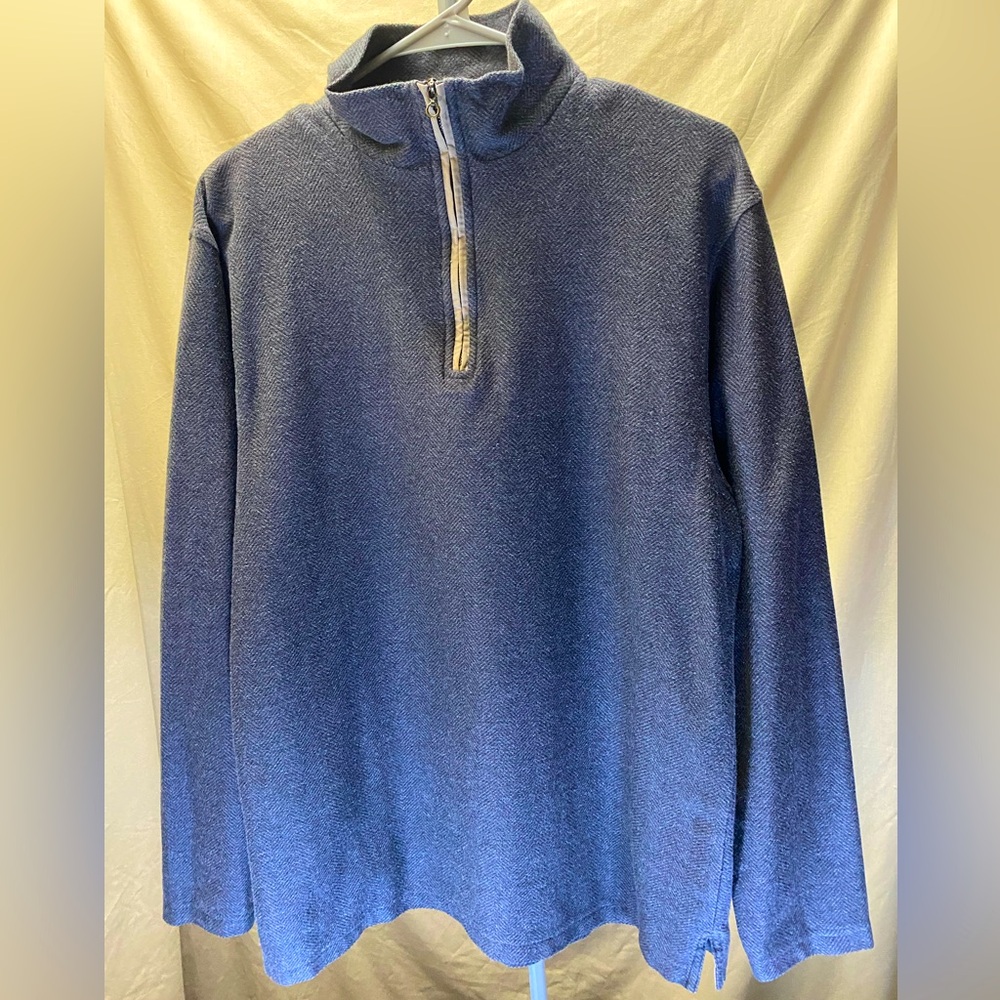 LL Bean Long Sleeve Turtle Neck Zip Up Sweater